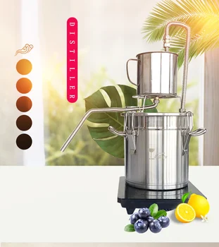 

Stainless Steel Moonshine Distiller Vodka Making Alcohol Moonshine Distillery Home Wine Making Whisky & Brandy Distilling Tool