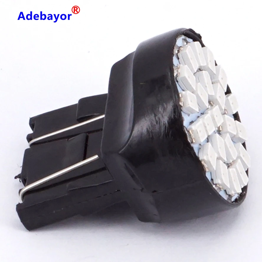 100X T20 7443 W21/5 W 22 1206 светодиодный 3014 SMD Автомобильная Лампа заднего хода, индикатор поворота руля, фонарь, стоп-сигнал, тормозной светильник