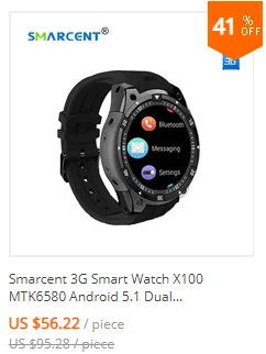 Спортивные Смарт-часы Smarcent 3g X300, Bluetooth, WiFi, Android 5,1, фитнес-трекер, 1 Гб+ 16 ГБ, Beart Rate, умные часы PK S3 kw88 kw99