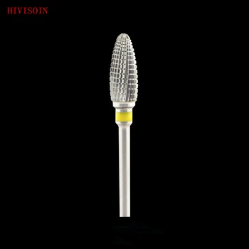 

5Pcs/Lot Spiral Cut - Tungsten Carbide Dental Lab Burs -Super Fine (1307.060) - ISO137