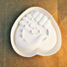 Любовь рука об руку силиконовый мусс Форма 3D силиконовая форма-сердце вечерние Свадебные Рождественские украшения на Рамадан формочка для десерта