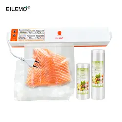 EILEMO вакуумный мешок Еда Sealer Saver запайки 15 шт. Бесплатная упаковка Пакеты и рулоны (17 см + 12 см) x500cm Кухня Приспособления