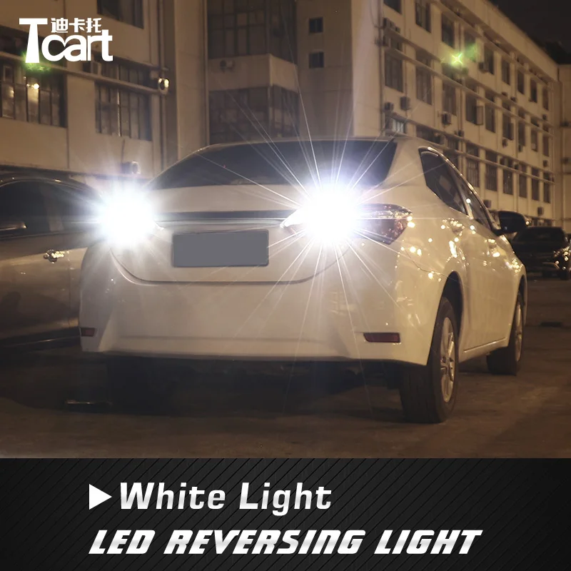 

Tcart T15 Error Free led Auto Lights Reverse Lamp Back Up Lights For Toyota Corolla 2014 2015 2016