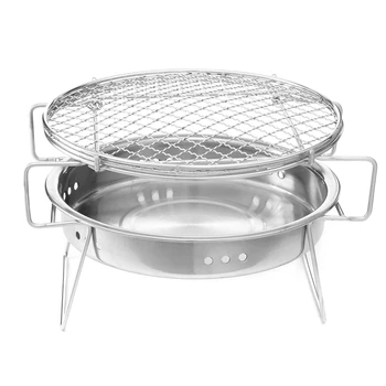

Outdoor Mini Grill Folding Grill Barbecue Accessory Portable Barbecue Cooking Tool Camping