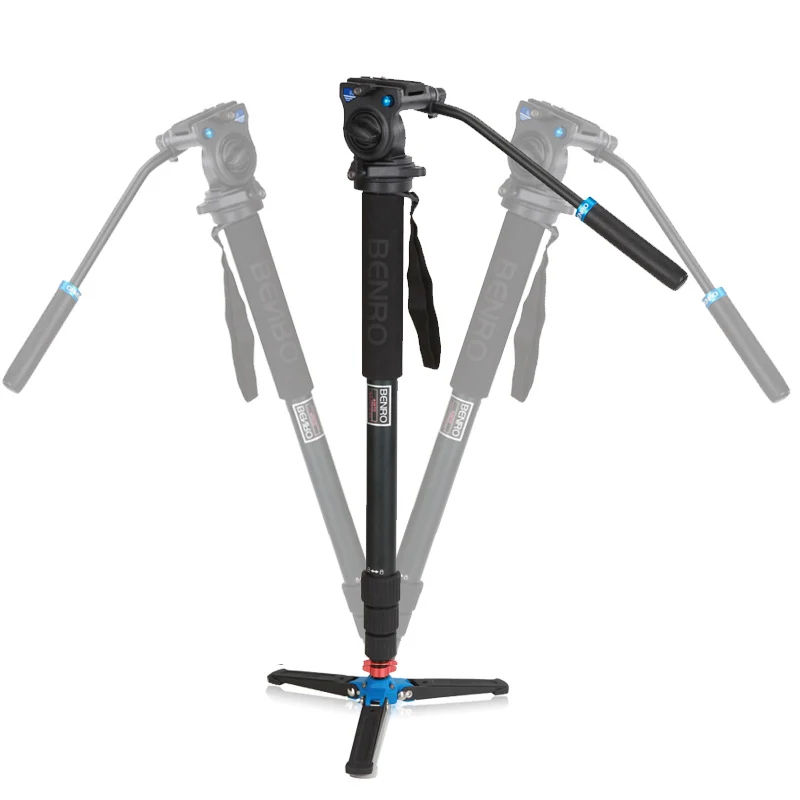 Benro A49TDS4 Aluminum Monopod For Video DSLR Camera S4 Tripod Ballhead 5 Section Carrying Bag
