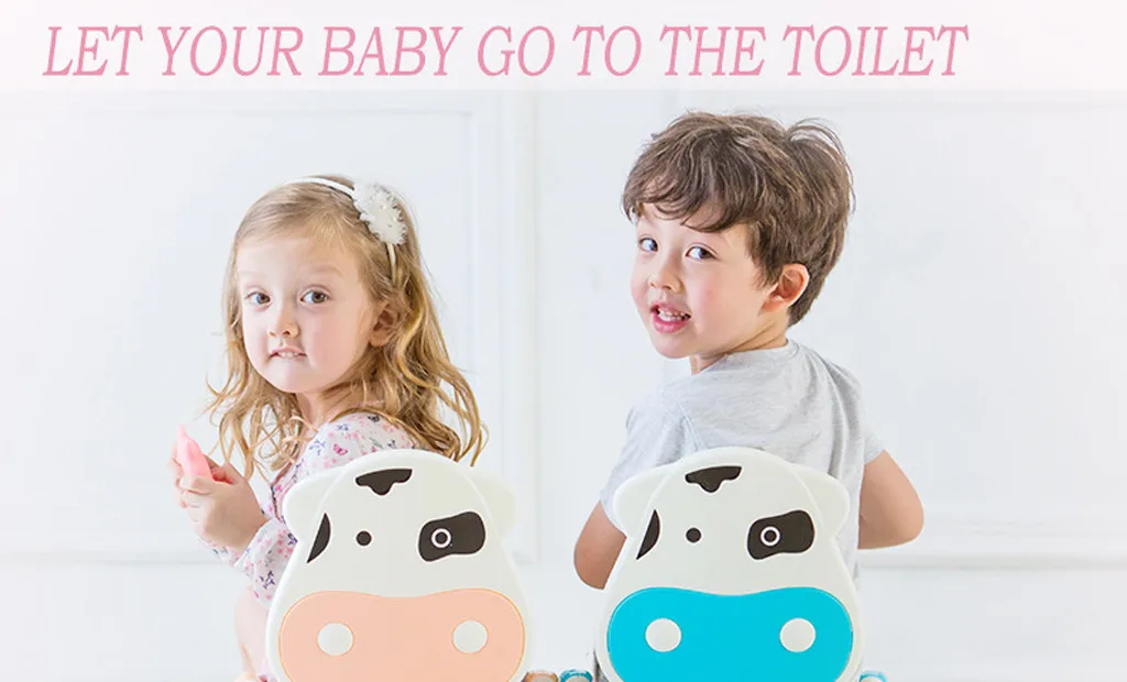 Daliuing Baby Potty Portable Easy to Carry Urinal Toddler Potty Training Seat Comfortable Plastic Toilet Chair Safe Trainer Potty Bowl for 0-4 Year-old Children