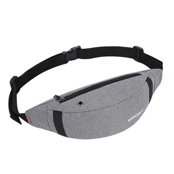 

Woman Men Bag Fashion Unisex Casual Sports Headset Purse Nylon Breast Package Messenger banane sacoche fanny packs 2019