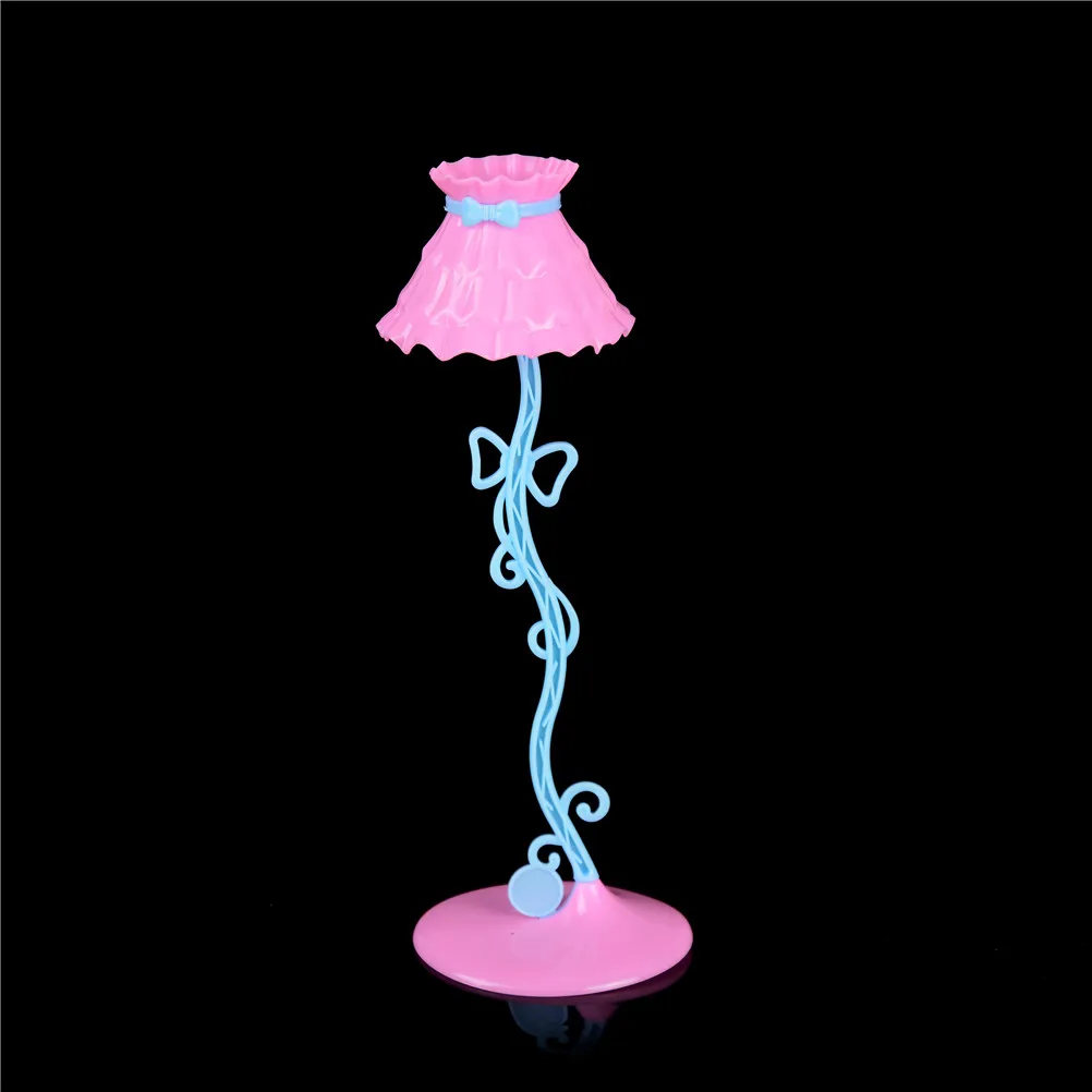 

Mini Simulated Office Lamp Playing House Toy Plastic Dollhouse Furniture lamp for Dolls for Girls living room Accessories