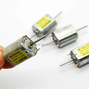 

HOT SALE!! 2pcs Japan Mitsumi micro DC motor Iron carbon brush motor rear cover 12V 0.055 A 13500 RPM