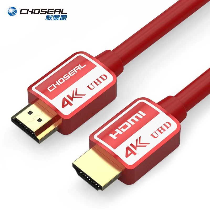 CHOSEAL 4K HDMI кабель 2 0 3D Поддержка дисплея для DVD TV BOX PS3/4 Xiaomi проектор Ethernet шнур |