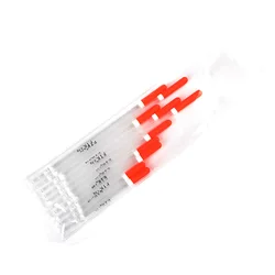 Premium Nylon Plastic Fishing Floats Set - 10PCS/Lot, Transparent Tube Design, Lightweight and Durable (WHITE)