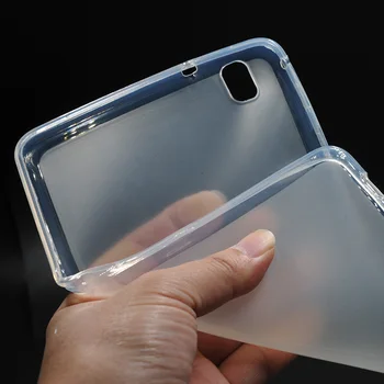 

Tablets Transparent Simple Soft Case For Samsung Galaxy Tab Pro SM T320 T321 T325 8.4 inch TPU Silicone Cover Shell+pen