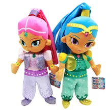 2Pcs/Set Shimmer Sister Stuffed Plush Doll Toys Cute Shine Girl 30cm Dolls For Baby Party Gift 2Pcs/Set Shimmer Sister Stuffed Plush Doll Toys Cute Shine Girl 30cm Dolls For Baby Party Gift