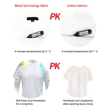 Мужская, с коротким рукавом футболки водонепроницаемое противообрастающее покрытие удобная, сухая, дышащая однотонный верх MCK99