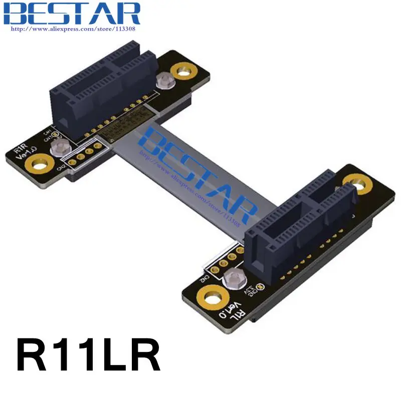 Pci-express x1 x4 x8 X16 Macho para Homem Pci-e 3.0 Macho para Fêmea 1x 4x 8x 16x Cabo de Extensão Gráfica Pcie Fêmea para Fêmea - Imagem 5