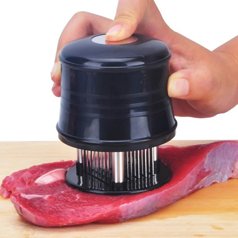 7.2*10cm Meat Tenderizers 56 Stainless Steel Blades Plastic ABS Cover