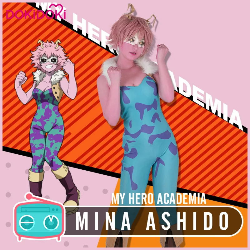 

DokiDoki Anime Cosplay Boku No Hero Academia / My Hero Academia Cosplay Mina Ashid Costume Women Halloween Costume
