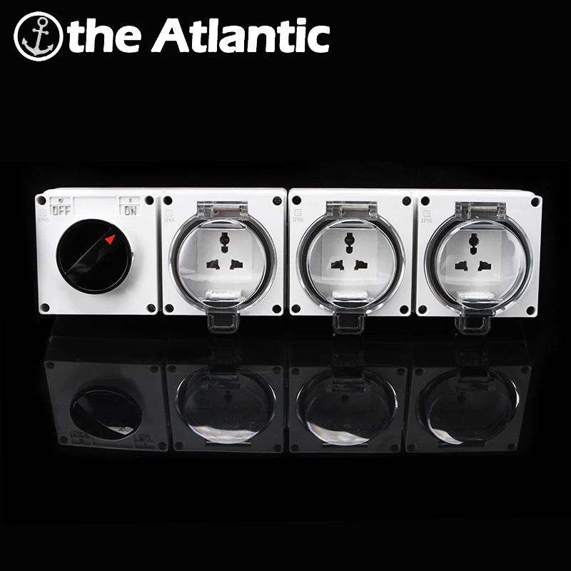 IP66UniversalWeatherproofSocketWaterproofSwitchOutdoorWallPower