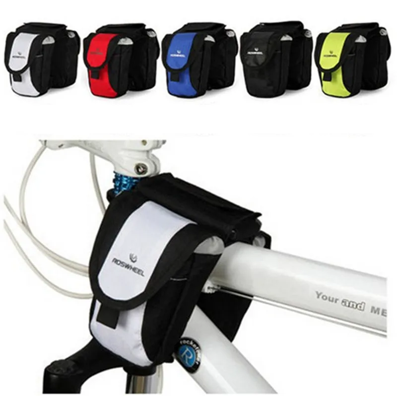 ROSWHEEL 2018 Bicycle Cycling Bag Bike Phone Pouch Top Tube Saddle Bags