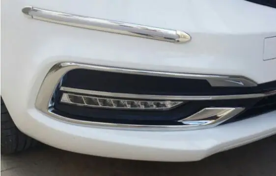 15/16 for Geely New Yuanjing Front and Back Fog Lightshade Sunlight Decoration Frame Taillight Frame Decoration Frame