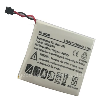 

New 3.7V 300mAh Battery SNN5951A for Smart watch Motorola Moto 360 WX30 Smart Watch Li-Po Polymer Rechargeable Battery Pack