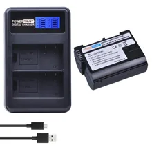 1 шт. 1900 мАч EN-EL15 ENEL15 EL15 Батарея + ЖК-дисплей USB двойной Зарядное устройство для Nikon D500, D600, d610, D750, D7000, D7100, D7200, D800, D800E, D810,