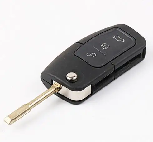 

Remote Flip Folding Key Shell Case 3 Buttons For Ford Focus Fiesta Mondeo Galaxy C MAX S MAX KA Keyless Entry Fob Car Alarm