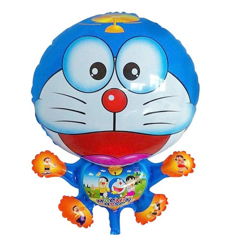 

mylar balloons baby inflatable cat toys ballon baloon helium children birthday party decoration supplies doraemon party balloon