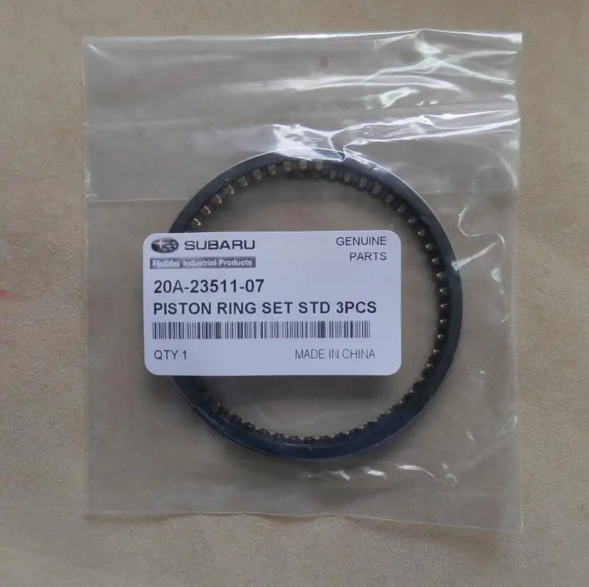 67MM PISTON RING SET ROBIN EX17 21 0