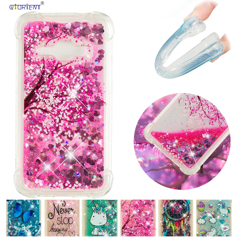 

For Samsung Galaxy J1 2016 J16 Glitter Bling Liquid Quicksand Phone Case SM-J120F/DS SM-J120FN SM-J120H/DS Silicone TPU Cover