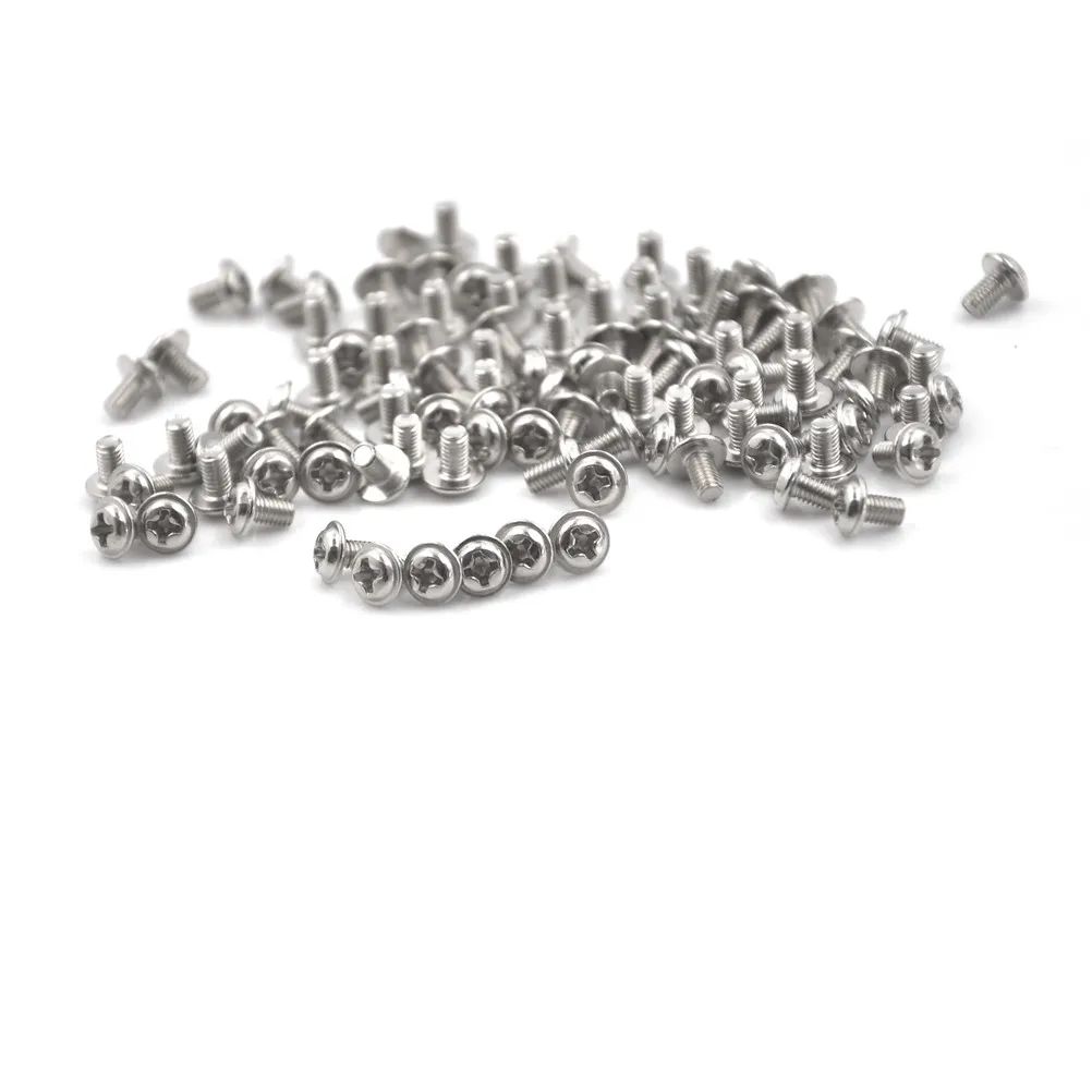 

100Pcs For Computer Floppy DVD ROM Motherboard M3 Screw M3X5 5mm PC Case Hard Drive Precision PSU 6/32" Hex Screws