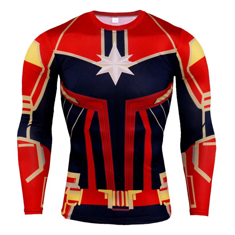 

WBDDT Marvel Avengers Captain 3d Men T Shirt Hero Carol Danvers Endgame Tee Harajuku Streetwear Unisex Tshirt Drop Shipping