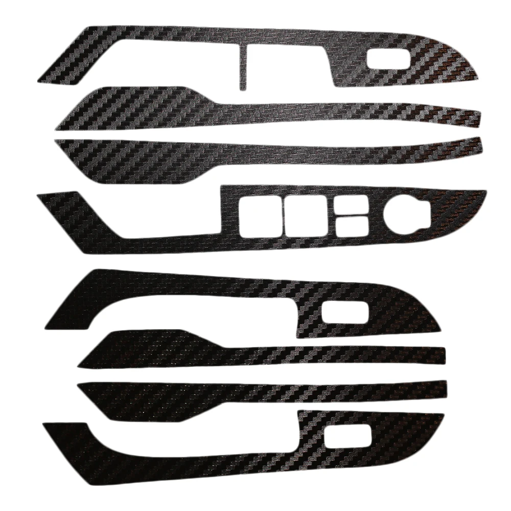 For KIA Rio K2 Car Carbon Fiber Stickers For Cars Door Panel Armrest Sticker And Decals Auto Accessories Car-Styling 11