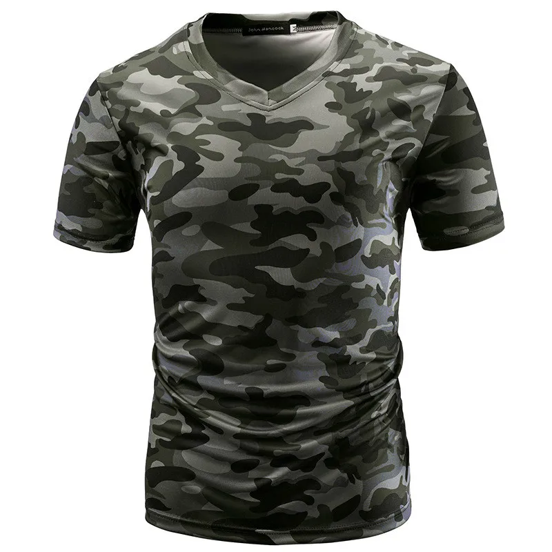 Рубашки-милитари мужские Usmc Multicam Черный Боевой костюм армии США Tsnk тактическая форма дышащая Высококачественная летняя немецкая - Цвет: Серый
