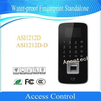 

Dahua Free Shipping Access Control Touch keyboard LCD display Waterproof Fingerprint Standalone Support Card DHI-ASI1212D-D