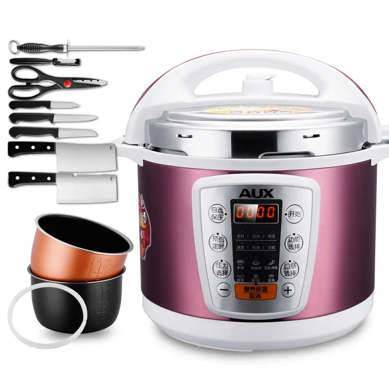 Y602S large capacity electric pressure cooker 6L double gall