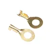 100pcs/lot Copper Circular Splice Terminal 3.2/4.2/5.2/6.2mm Dia Wire Naked Connector Bare Ring Lug Terminal Connector ► Photo 2/6