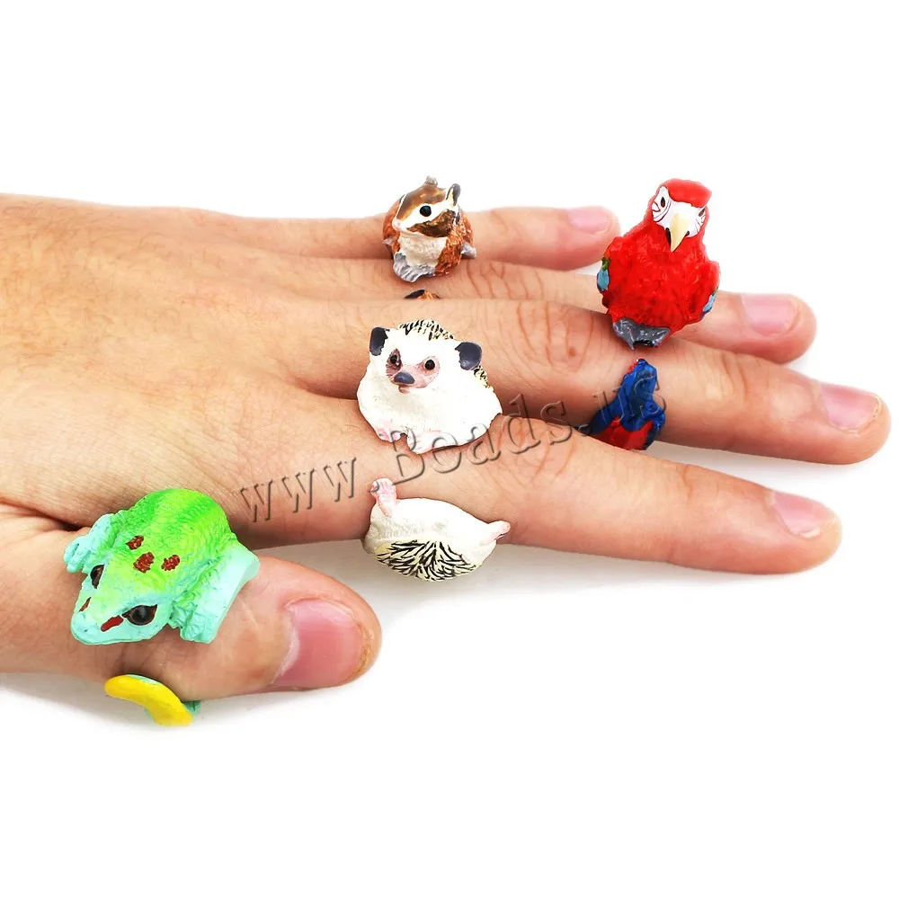 YYW креативное милое розовое 3D кольцо на палец в виде поросенка, вечерние кольца в виде животных, рождественские подарки, запонки для мальчиков и мужчин, забавное 3D кольцо на палец в виде животного