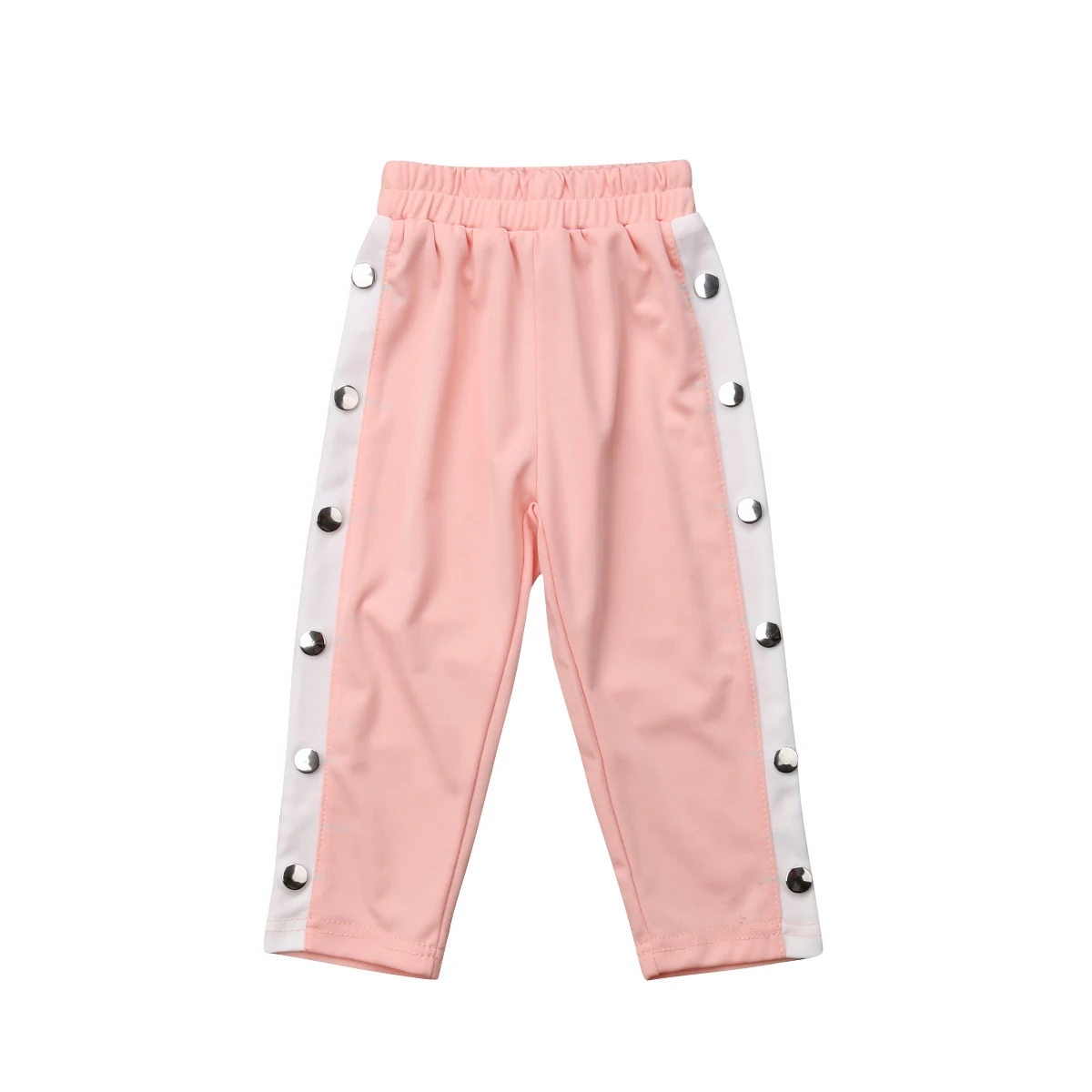 Kids Baby Girls Clothes Pants Toddler Kid Cotton Pants Joggers Mid Waist Elastic Bottoms Pant