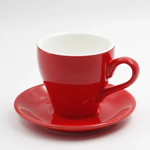 280 мл Профессиональная игра Rafa чашка необычная чашка для латте кофейная чашка тюльпан с широким горлом чашка и блюдце - Цвет: 5