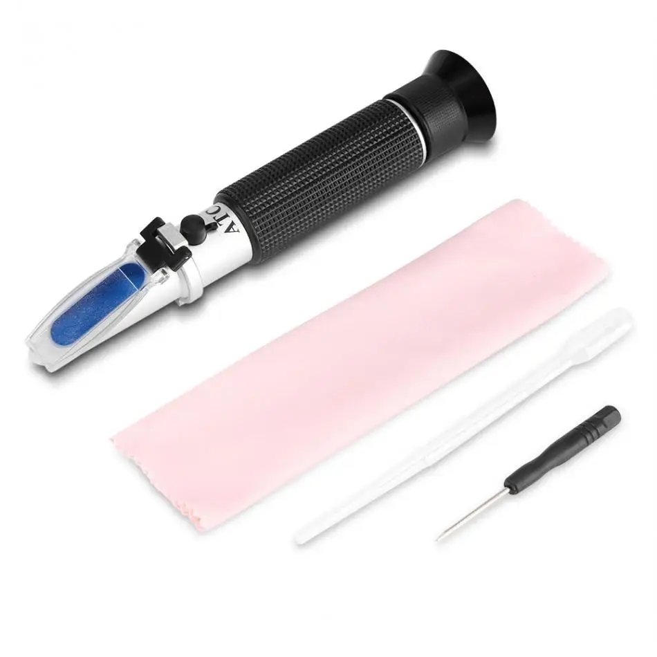 

Refractometer Alcohol Alcoholometer Meter Handheld Tool Hydrometer Concentration Spirits Tester Wine Measure Instrument