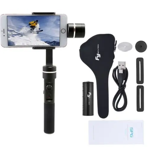 Feiyu FY SPG Live 3 осевой Бесщеточный Ручной шарнирный стабилизатор для камеры GoPro Gopro5
