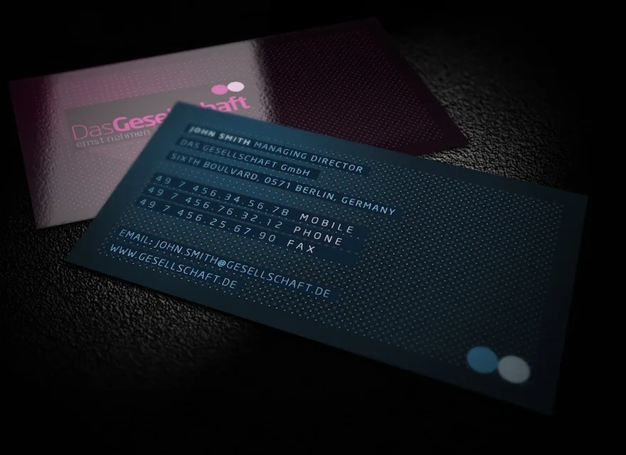 carte de visite haute qualite