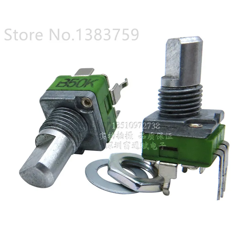 

Precision RD901F-B50K 12.5MM half shaft with midpoint potentiometer bending foot single 3 feet