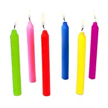 12 шт./кор. многоцветный рождественские свечи пламя свечи подарок на свадьбу: разноцветный для вечеринки, дня рождения свечи украшения вечерние поставки