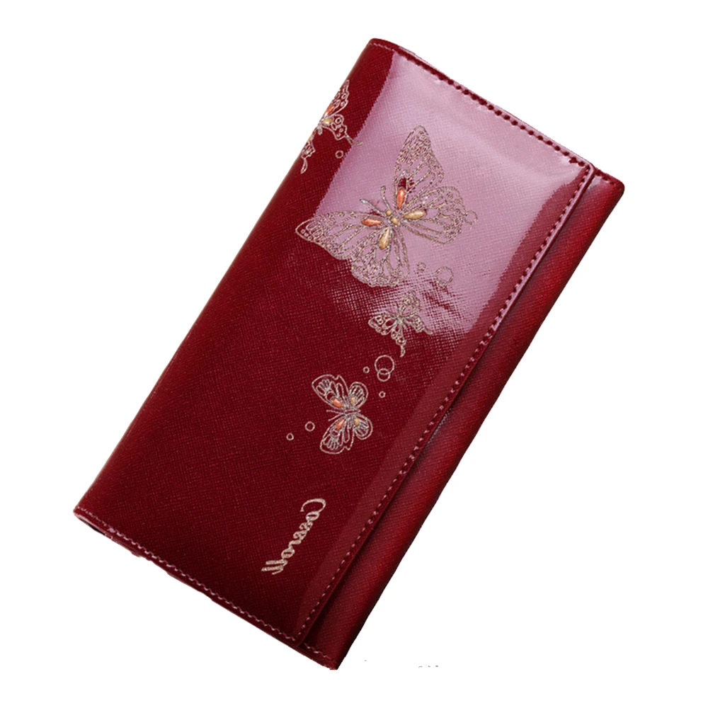 

Harry Potter Wallet women's long wallet Women purse coin Clutch credit card bag woman butterfly pattern pu leather