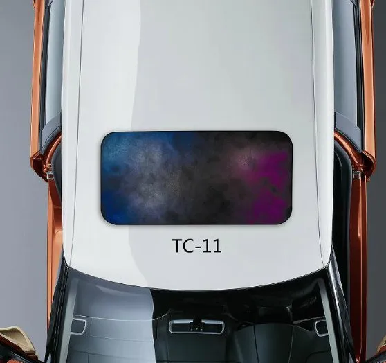 1Pc DIY Car Sunroof Wrap Roof Window Film Vinyl DIY Sticker Decal