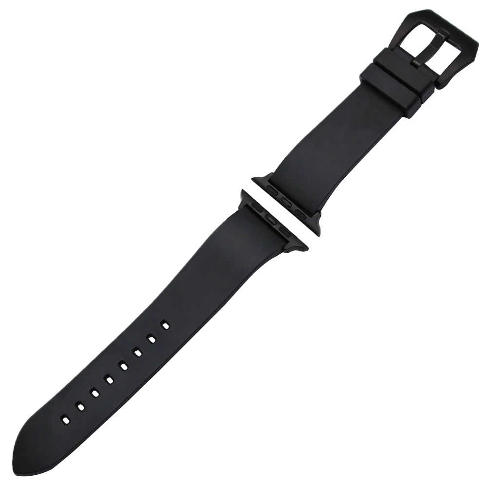 Ремешок резиновый оранжевый для iWatch Apple Watch SE 38 мм 40 42 44 Series 6 5 4 3 2 1| |