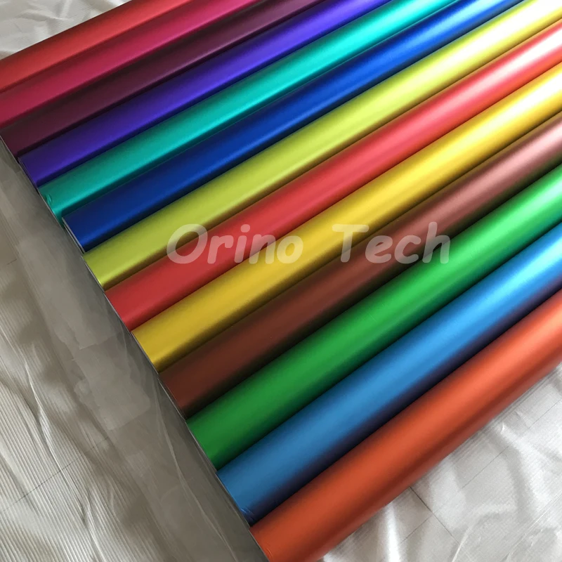 Satin Metallic Chrome Vinyl Film-3