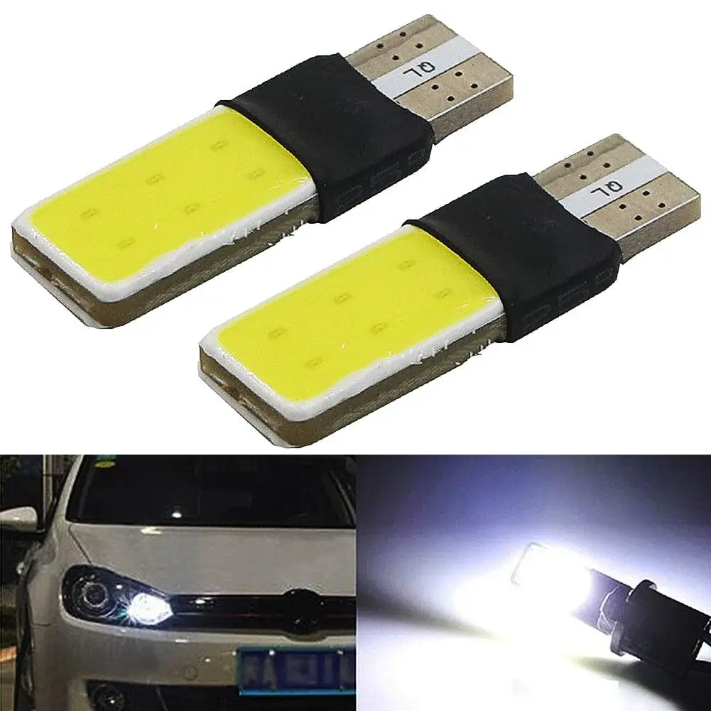 

2Pcs T10 W5W High Power COB LED Canbus No Error Wedge Side Light Lamp Bulbs LED Light Bulb